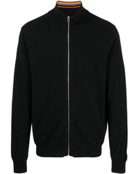 Paul Smith - Stand-up Collar Zip-up Jumper - Lyst