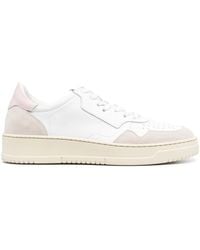 SCAROSSO - Alexia Low-Top Leather Sneakers - Lyst