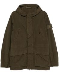 Stone Island - Giacca Q100024 Nylon Smerigliato_S.I. Ghost - Lyst