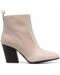 Hogan - Pointed-Toe Ankle Boots - Lyst