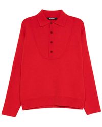 Jacquemus - Maglione Con Colletto Polo - Lyst