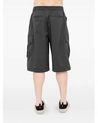 NULLUS 8-Pocket Cargo Shorts in Black for Men | Lyst
