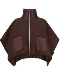 Herno - Poncho Resort De Manga Kimono - Lyst