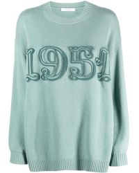 Max Mara - Logo Wool Sweater - Lyst