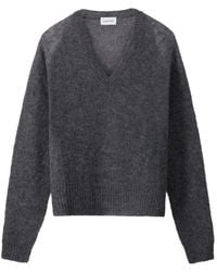 Scaglione - V-Neck Boxy-Fit Sweater - Lyst