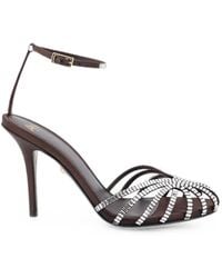ALEVI - Penelope Crystal-Embellished Sandals - Lyst