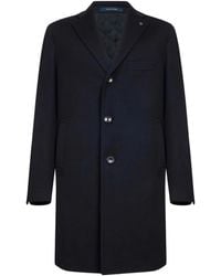 Tagliatore - Three-Buttons Logo-Pin Coat - Lyst