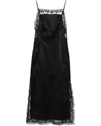 Ermanno Scervino - Lace-Trim Midi Dress - Lyst