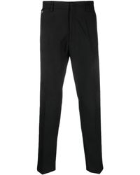 Low Brand - Pressed-crease Cropped Trousers - Lyst