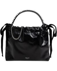 Jimmy Choo - Logo-Print Drawstring Tote Bag - Lyst