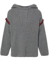 Gucci - Wool and Cashmere Blend Hoodie - Lyst
