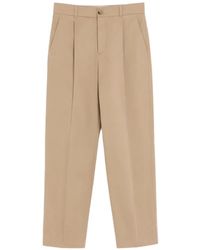 Valentino Garavani - Pantalon Droit À Design Plissé - Lyst