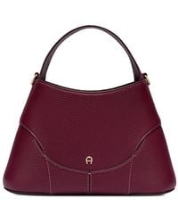Aigner - Medium Hazel Grained-Leather Tote Bag - Lyst