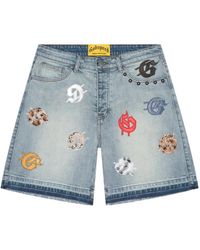 Godspeed - Infinity Embellished Denim Shorts - Lyst