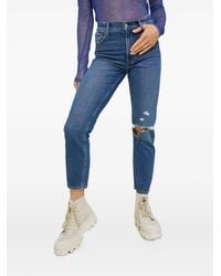 Abercrombie & Fitch - Ripped Skinny Jeans - Lyst