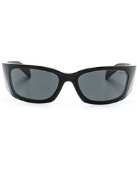 Prada - A14S Sonnenbrille Mit Shield-Gestell - Lyst