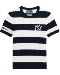 Polo Ralph Lauren - Striped Cable-Knit Sweater - Lyst