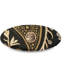 Etro - Pegasus Jacquard-Woven Hair Clip - Lyst