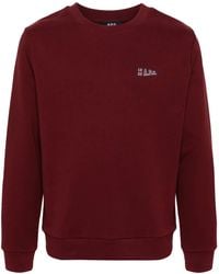 A.P.C. - Logo-Embroidered Sweater - Lyst