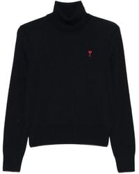 Ami Paris - Ami De Coeur Turtleneck Sweater - Lyst