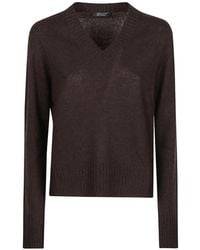 Aragona - V-Neck Cashmere Sweater - Lyst