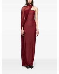 Atu Body Couture - Draped-Detail Halterneck Gown - Lyst