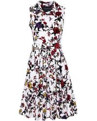 Samantha Sung - Claire Floral-Print Dress - Lyst