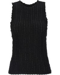 Issey Miyake - Round-Neck Tank Top - Lyst