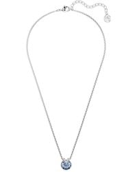 Swarovski - Bella V Crystal-Embellished Chain Necklace - Lyst