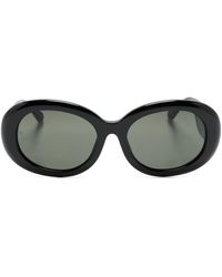 Linda Farrow - Lina Oval-frame Sunglasses - Lyst