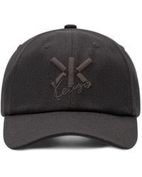 KENZO - Double K Baseballkappe Mit Logo - Lyst