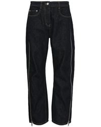 3.1 Phillip Lim - Zip-Detailing Straight-Leg Jeans - Lyst