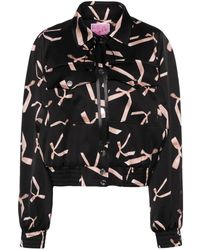 Pinko - X Patrick Mcdowell Printed Bomber Jacket - Lyst