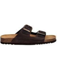 Scholl - Arizona Buckle-Fastening Leather Sandals - Lyst