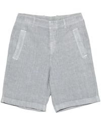 Eleventy - Pocketed Linen Shorts - Lyst