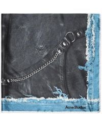 Acne Studios - Foulard Con Effetto Vissuto - Lyst
