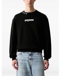Sprayground - Lightning Shark Logo-Patch Sweater - Lyst
