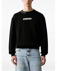 Sprayground - Lightning Shark Logo-Patch Sweater - Lyst