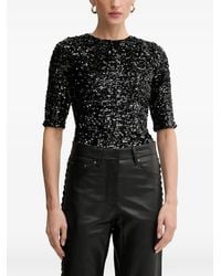 Bardot - Sequin-Embellished Top - Lyst