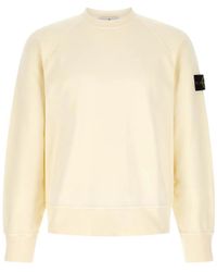 Stone Island - Sweat 6100008 En Polaire De Coton Biologique - Lyst