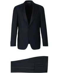 Canali - Wool Single-Breasted Suit - Lyst