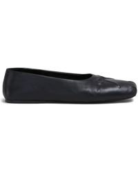Marni - Leather Ballerina Shoes - Lyst