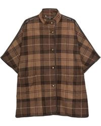 Barbour - Judith Jack Met Tartan Ruit En Cape - Lyst