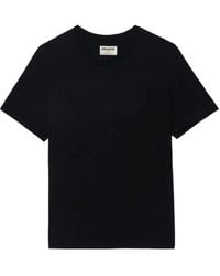 Zadig & Voltaire - T-Shirt mit Logo-Print - Lyst