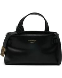 Emporio Armani - Knot Detail Handle Tote Bag - Lyst