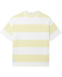 Chocoolate - Logo-patch Striped Cotton T-shirt - Lyst