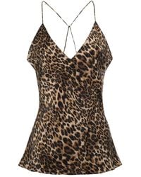 Nili Lotan - Emile Leopard-Print Cami-Top - Lyst