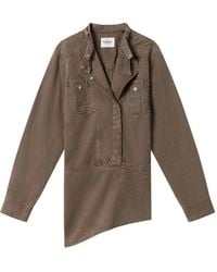 Isabel Marant - Vestido Corto Nouria Con Bolsillo De Parche - Lyst