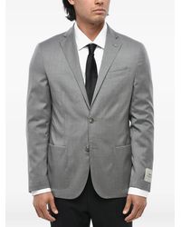Corneliani - Single-Breasted Patch-Pocket Blazer - Lyst