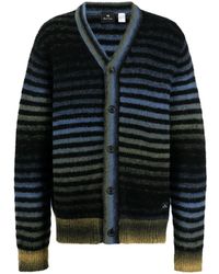 PS by Paul Smith - Striped Drop-shoulder Cardigan - Lyst